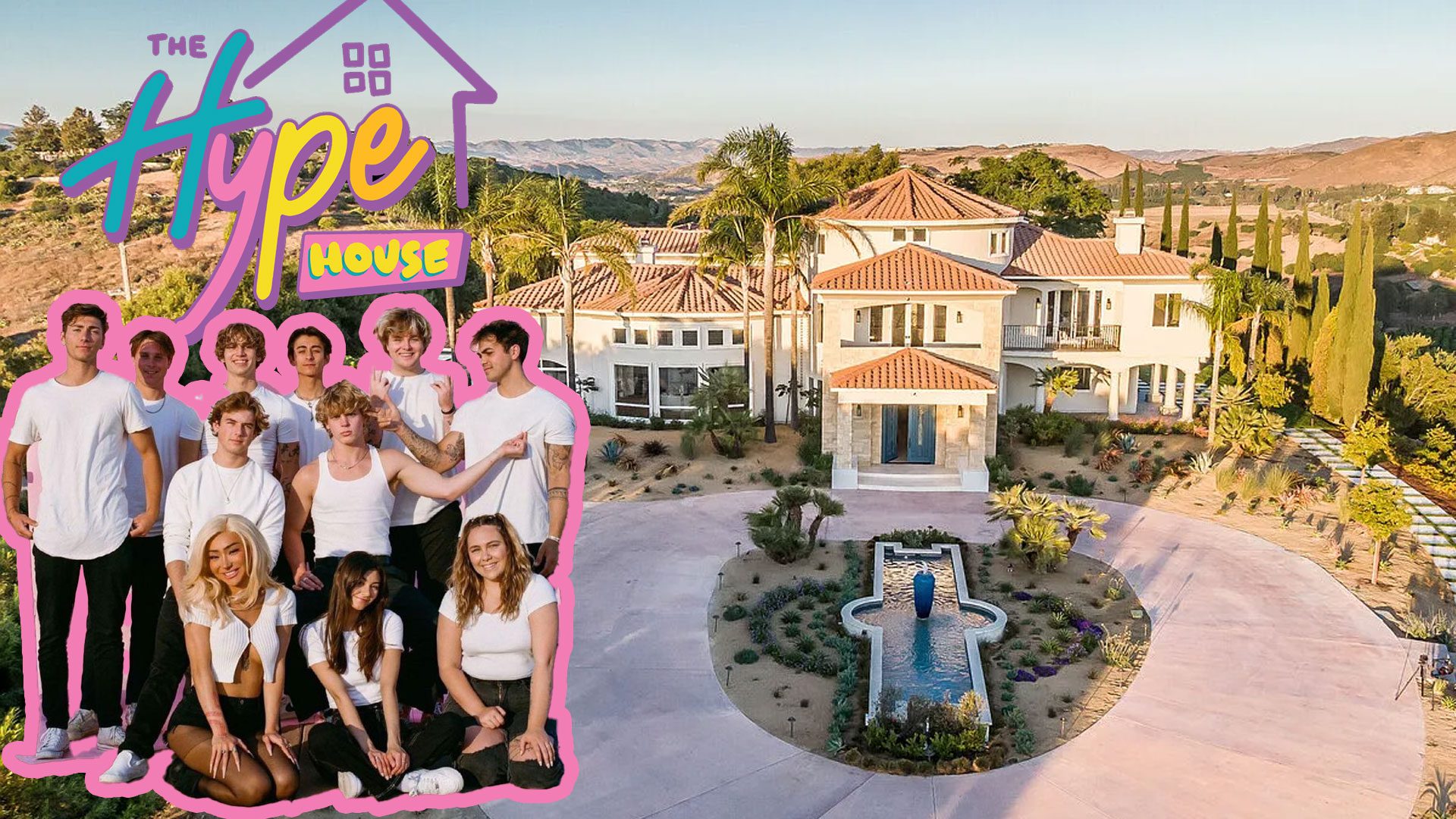 The Hype House Mansion in Moorpark, California - Famous House