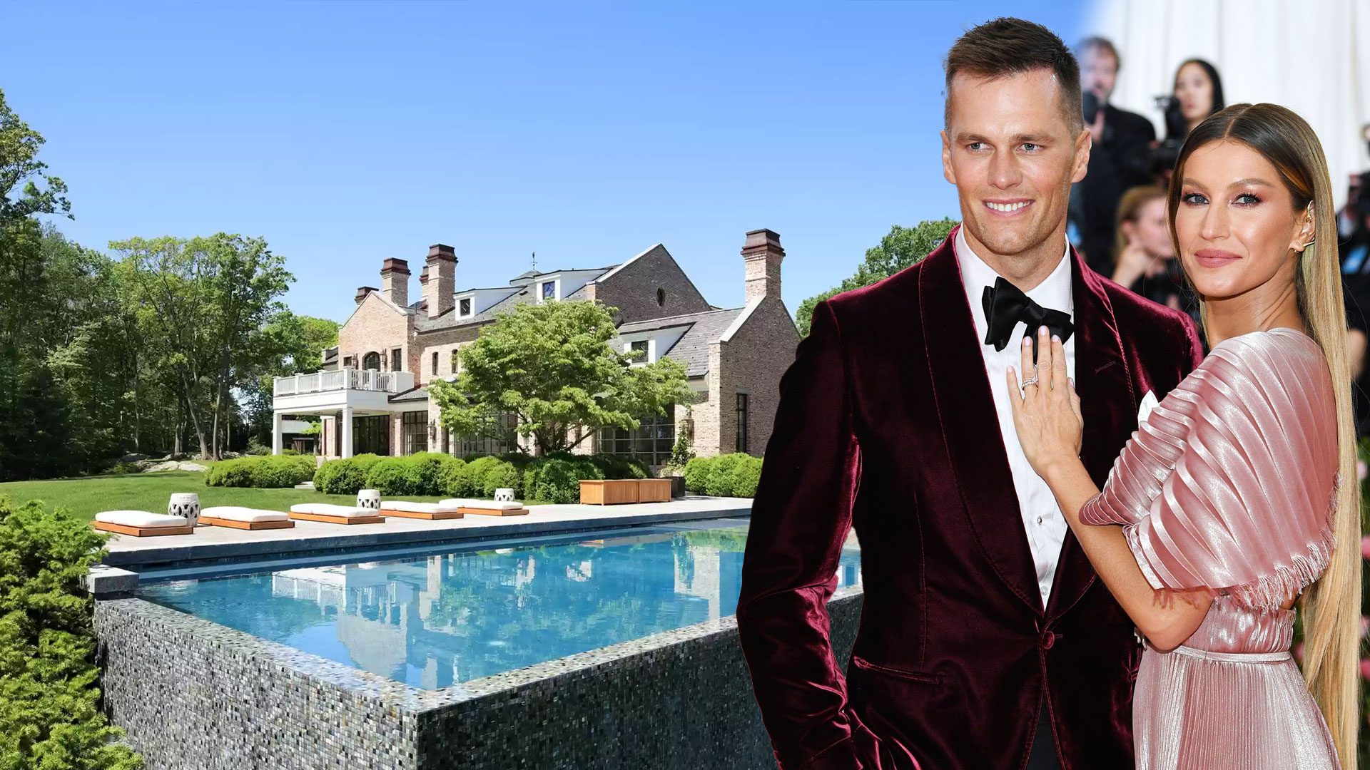 Tom Brady and Gisele Bundchen's $34M House, in Brookline, MA (Former ...