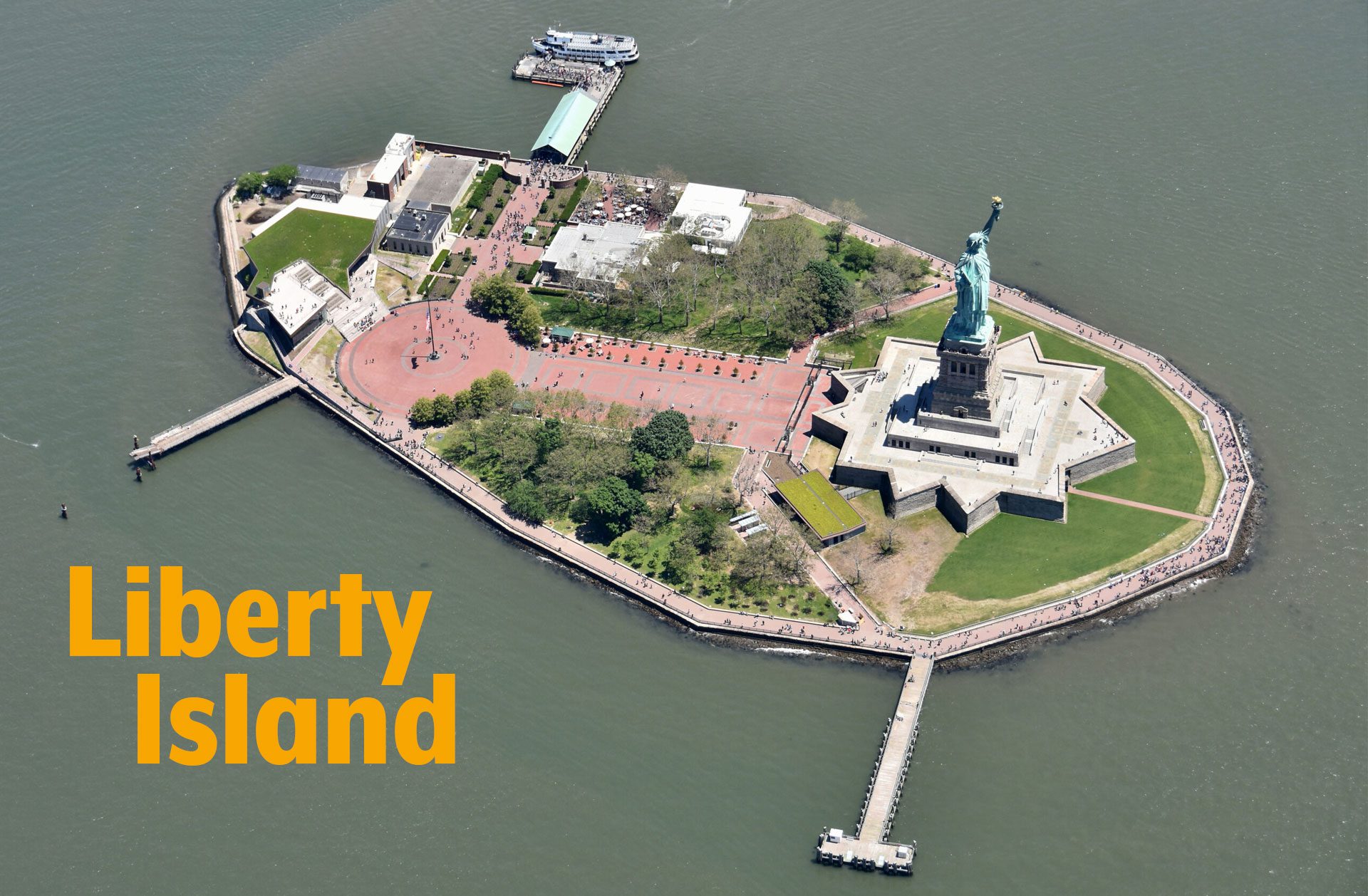 Liberty Island In New York Map Location - Famous House