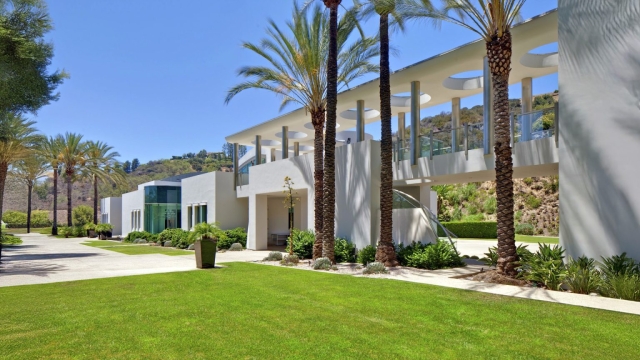 Kanye West's Beverly Hills Home Outside